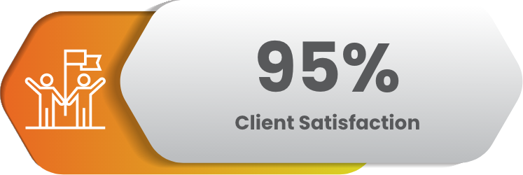 95% Client Satisfaction 95% Client Satisfaction